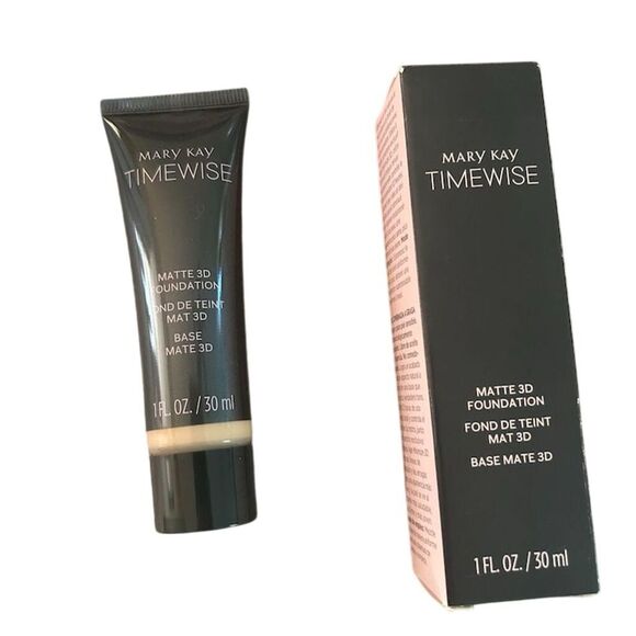 Mary Kay TimeWise Matte 3D Foundation Ivory N 140 Medium Coverage 099962 N140 - Picture 1 of 4
